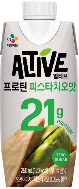얼티브 프로틴 피스타치오맛, 250ml, 1개