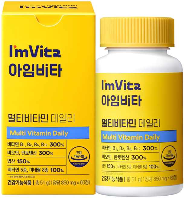 아임비타 멀티비타민 데일리, 60정, 1개