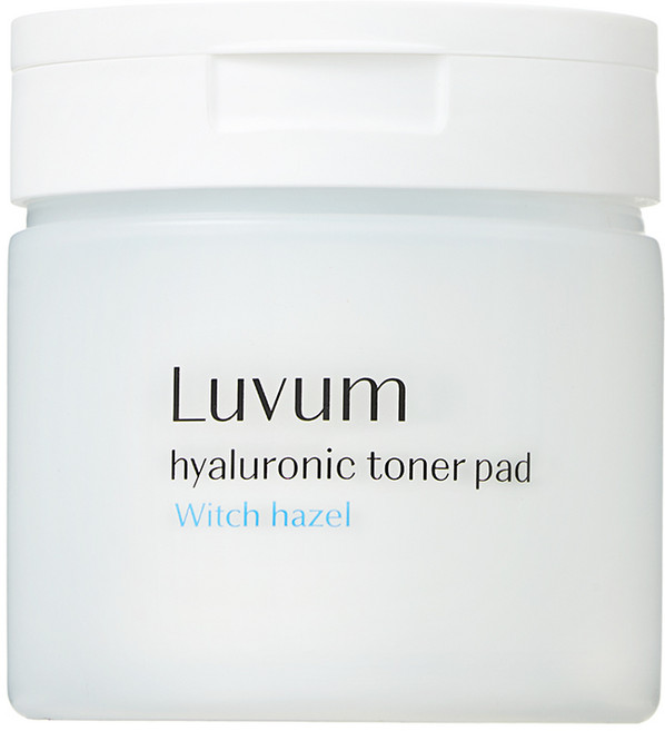 Luvum Beauty 金縷梅玻尿酸爽膚棉片 130ml, 1個, 60入