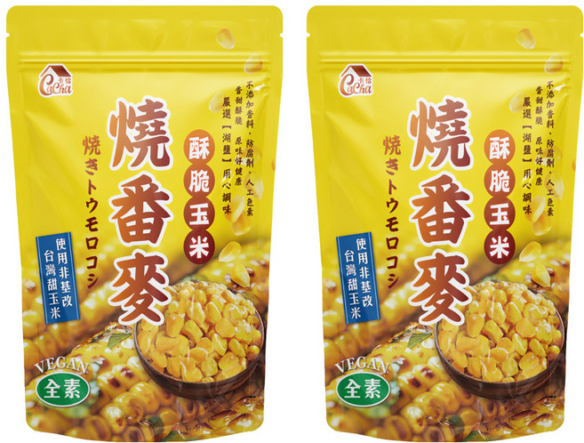 CACHA 卡恰 燒番麥酥脆玉米, 70g, 2包