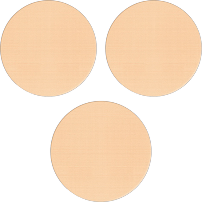 media 媚點 台灣公司貨 裸光細緻蜜粉餅 僅販售蕊芯, 自然, 3個