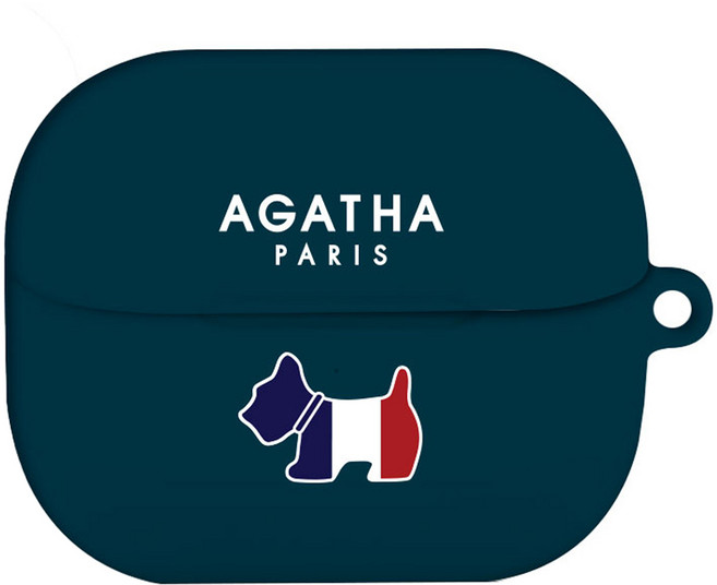 아가타 베이직 하드 케이스, 프러시안, 1개, 갤럭시 버즈3/갤럭시 버즈3프로