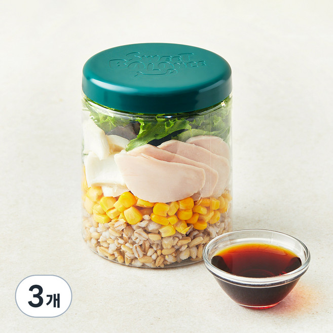 스윗밸런스랩 닭가슴살과 오징어 포케 샐러드, 250g, 3개