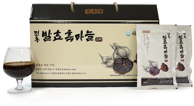 傳統發酵黑蒜精華 實惠型, 30個, 80ml