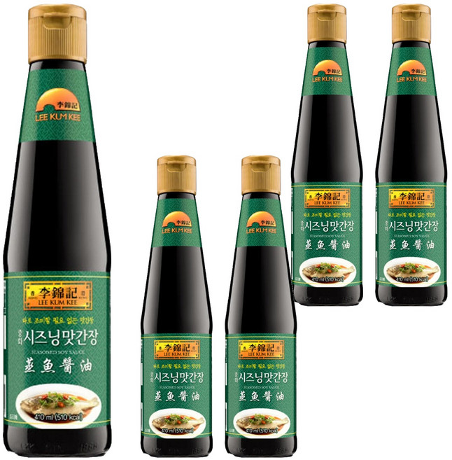 이금기 중화시즈닝 맛간장, 5개, 410ml