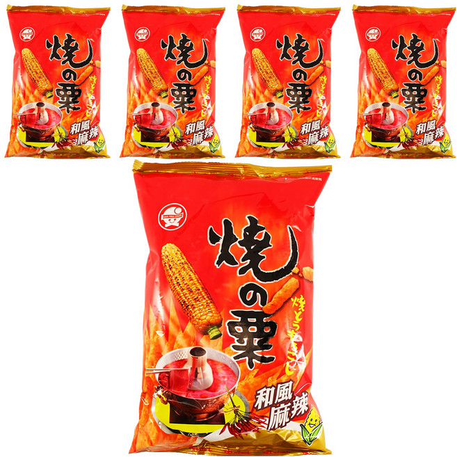 嗄嗄叫 燒之粟 麻辣, 90g, 5包