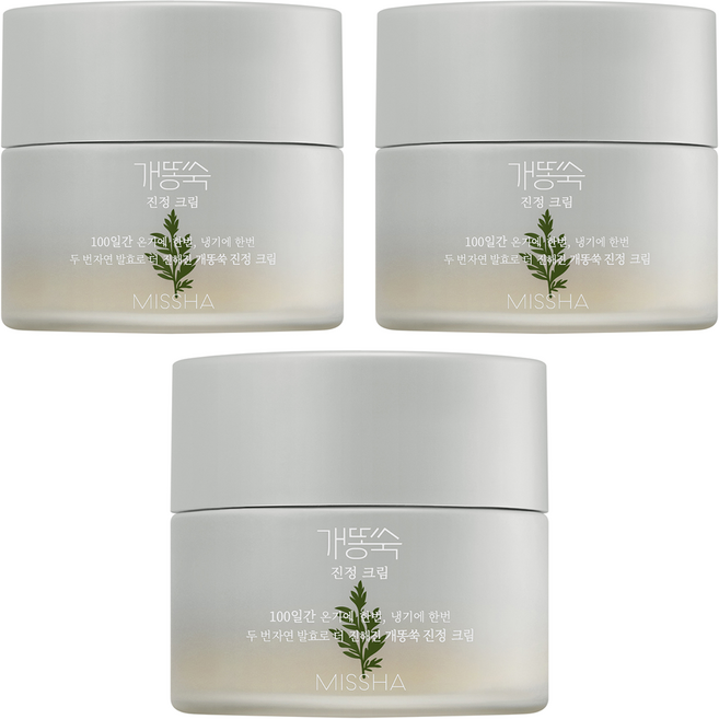 미샤 개똥쑥 진정 크림, 50ml, 3개