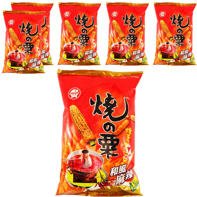 嗄嗄叫 燒之粟 麻辣, 90g, 6包
