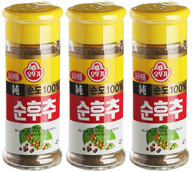 오뚜기 순후추, 45g, 3개