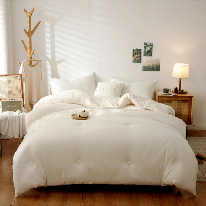 Joeunjari 奈米纖維大豆纖維四季被, 象牙白