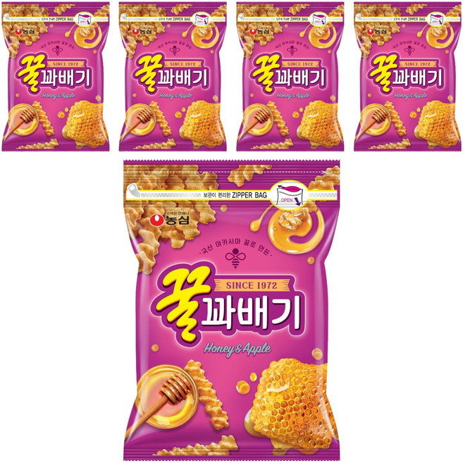 꿀꽈배기, 300g, 5개