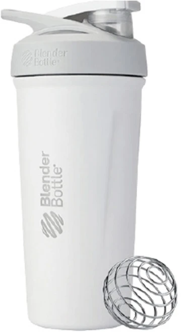 블랜더보틀 스트라다 스테인레스, 화이트, 710ml, 1개 - 쿠팡