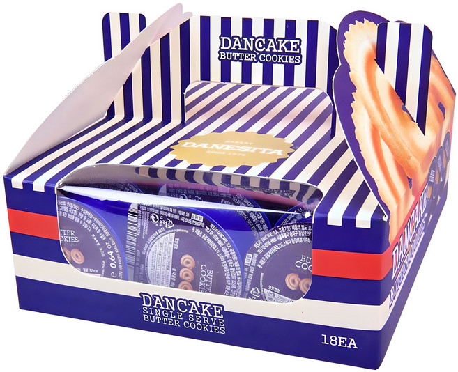 다네시타 댄케이크 버터쿠키 싱글서브, 324g, 1개