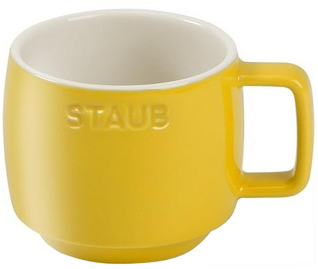 staub 濃縮咖啡杯 100ml, 檸檬黃, 1個