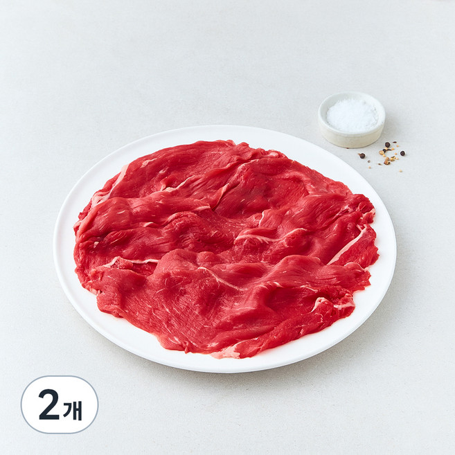 호주산 앞다리 불고기 샤브샤브용 (냉장), 2개, 300g