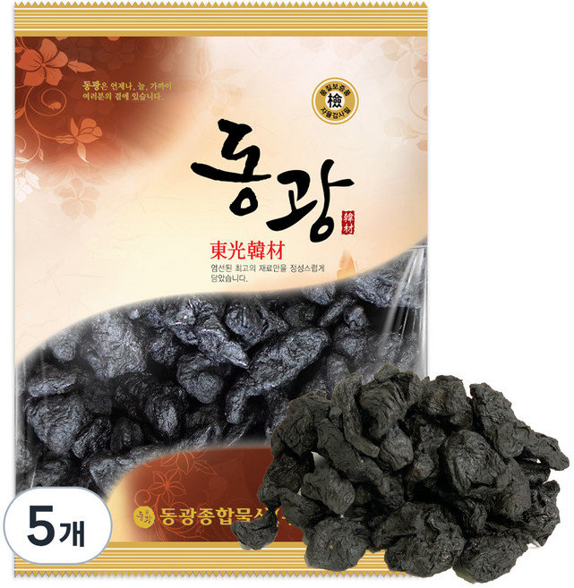 동광한방몰 GAP인증 국내산 숙지황, 75g, 5개