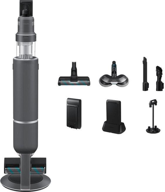 삼성전자 BESPOKE 제트 AI 무선 청소기 자가설치, VS28C973DRH, 새틴 차콜