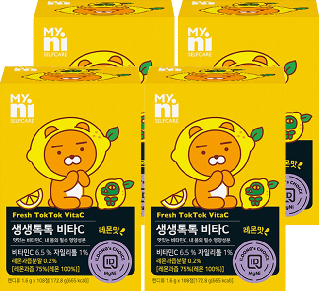 마이니 생생톡톡 비타C, 108정, 4개