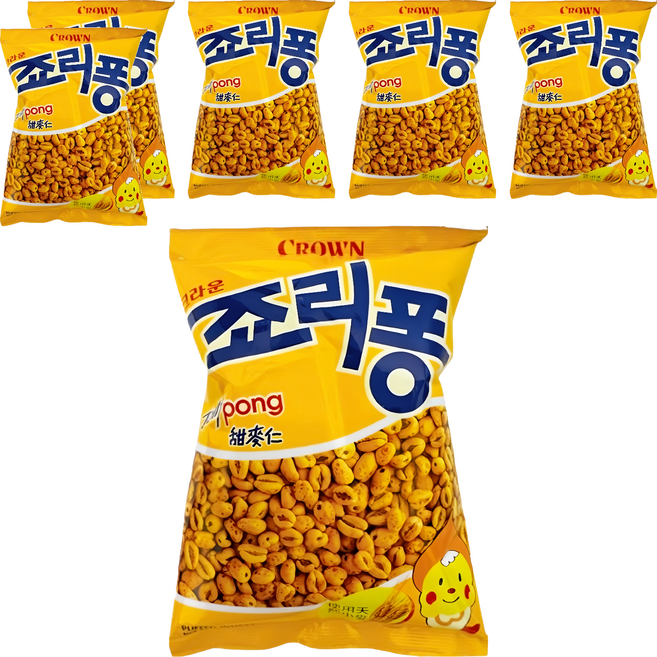 CROWN 皇冠 Jollypong 甜麥仁, 90g, 6包