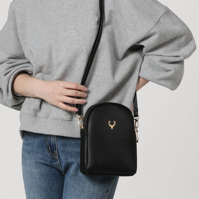 애드에딧 모달리 여성 패턴 미니백 크로스