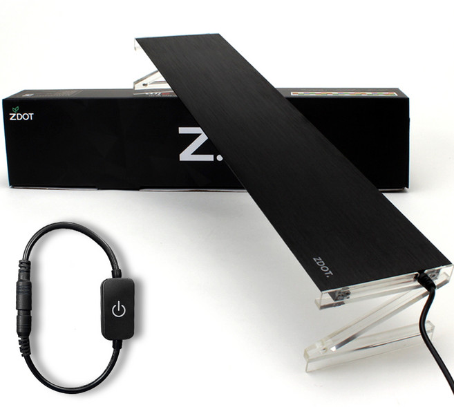 지닷 RGB 프리미엄 슬림 어항LED 밝기조절형 블랙 Z-450, 1개