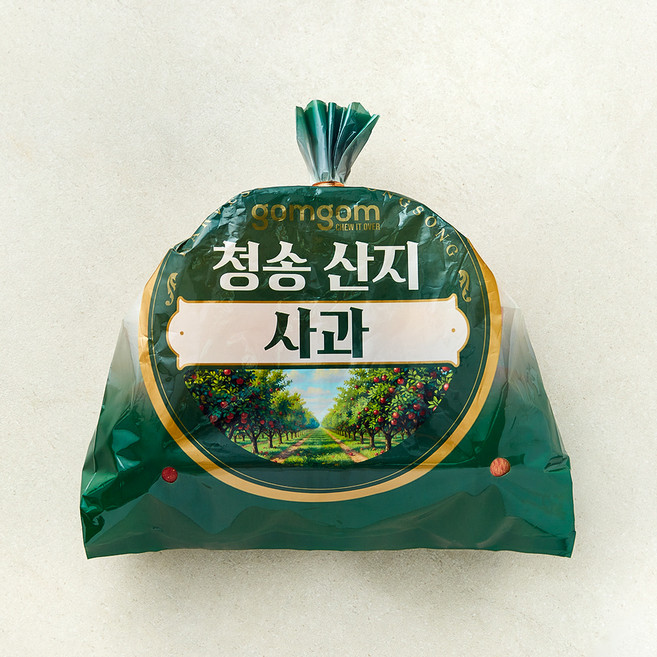 곰곰 GAP 청송사과, 1kg(소과, 4~6입), 1봉