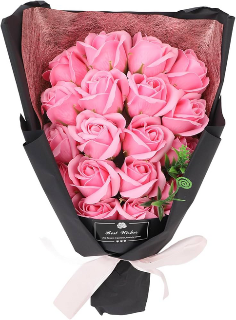 香皂花 18朵, 櫻花粉, 1個