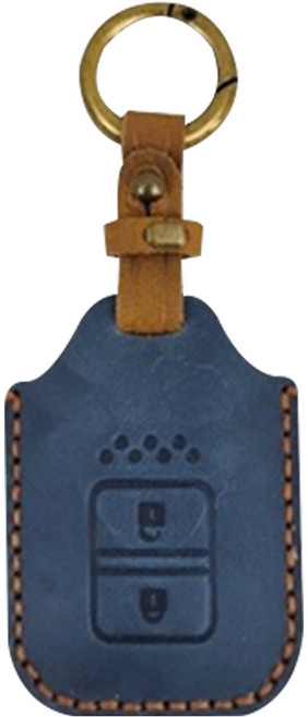 真皮頭層牛皮手工製作遙控鑰匙包 KB129 2鍵 本田用