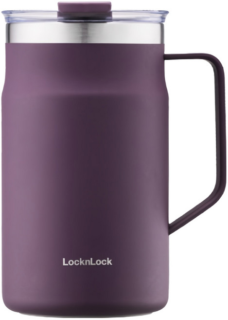 락앤락 메트로 머그 텀블러, 시티나잇퍼플, 600ml, 1개