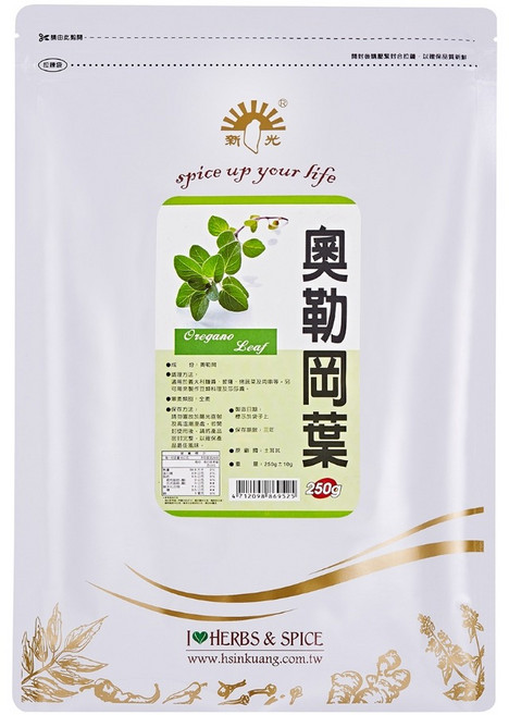 新光洋菜 奧勒岡葉 披薩草, 250g, 1包