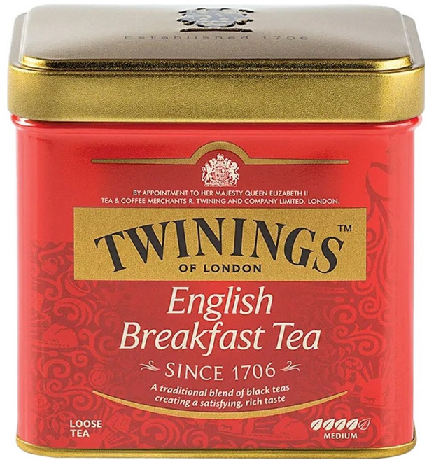 TWININGS 唐寧茶 英倫早餐茶, 100g, 1入, 1罐