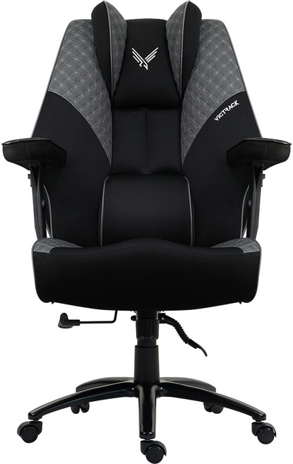 빅트랙 침대형 리클라이너 중역 컴퓨터 게이밍 메쉬 의자 RC-01, 그레이