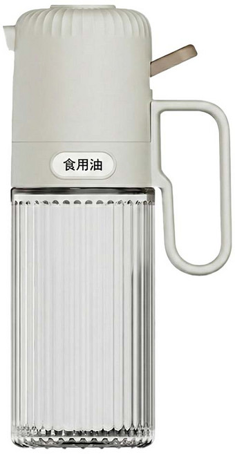 3WELL 按壓式玻璃噴油壺/噴油瓶/氣炸鍋/噴霧瓶/霧化噴油瓶, 250ml, 1個