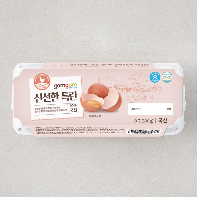 곰곰 신선한 특란, 10구, 1개