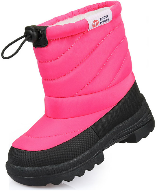 紙飛機兒童繩帶襯墊靴子
