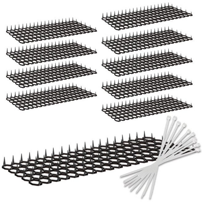 딩동펫 비둘기퇴치 구구매트 + 케이블타이, 10개