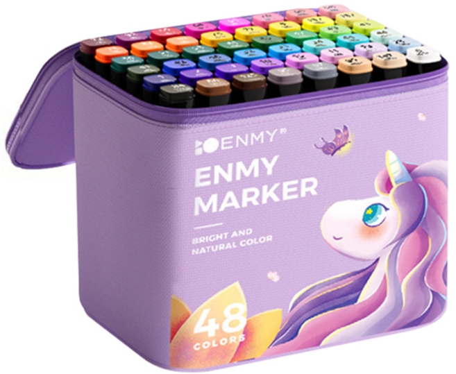 ENMy 恩米 學生專用美術繪畫塗鴉筆, 1套, 48個