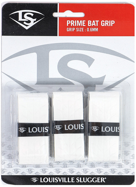 LOUISVILLE Slugger LS PRIME BAT GRIP 握把布3件組 LZ1101TWH, 白色, 1組