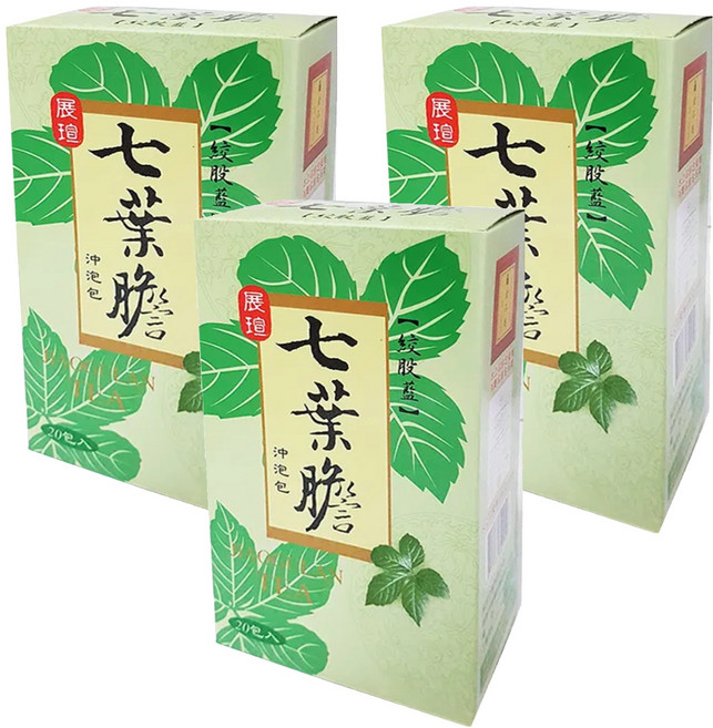 展瑄 七葉膽, 3g, 20包, 3盒