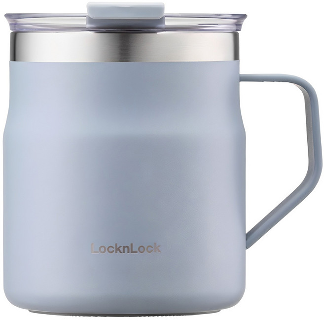 락앤락 메트로 머그 텀블러, 모닝세룰리안블루, 355ml, 1개