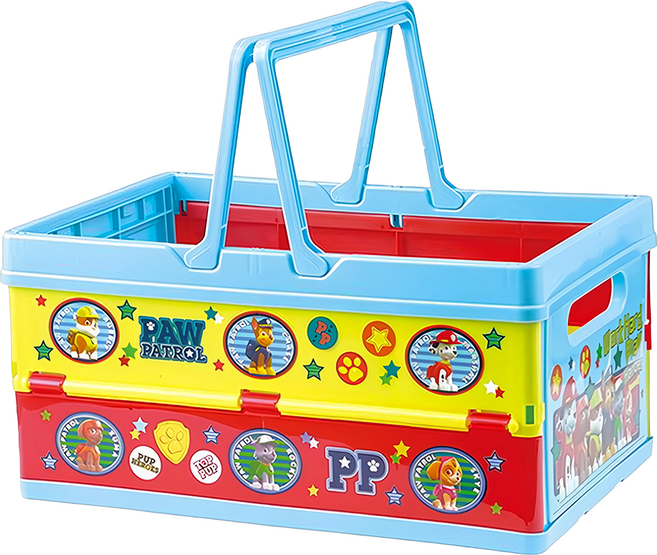 Skater 可折疊收納手提置物籃, 汪汪隊, 1個