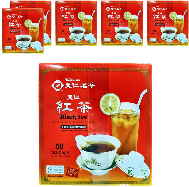 天仁茗茶 天仁紅茶, 2g, 50包, 6盒