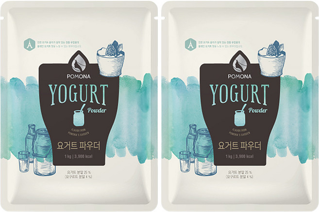 포모나 요거트파우더, 1kg, 1개입, 2개