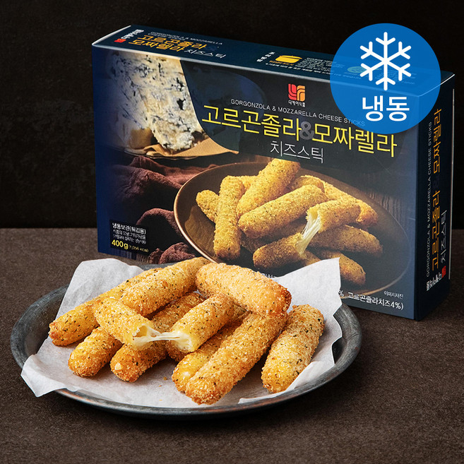 디케이식품 고르곤졸라 앤 모짜렐라 치즈스틱 (냉동), 400g, 1개
