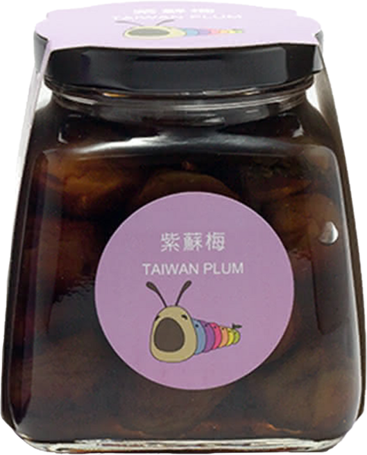 水里鄉農會 簡單生活 紫蘇梅, 530g, 1罐