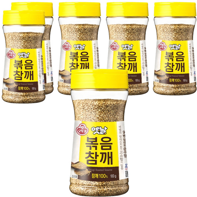 오뚜기 옛날 볶음 참깨, 100g, 6개
