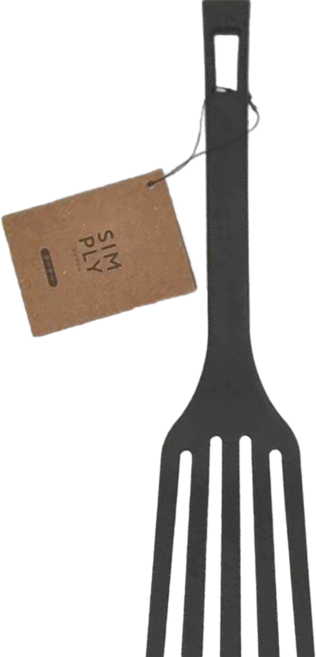 SIMPLY 尼龍廚具 漏鏟, 黑色, 1支