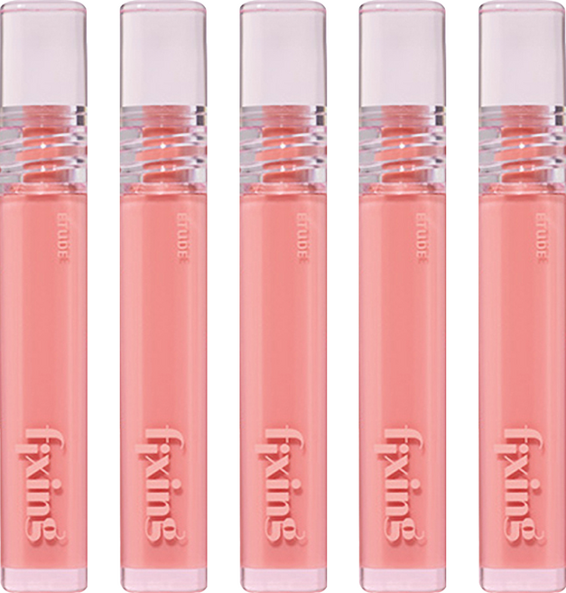 ETUDE 水光鎖色唇釉, 03 水潤蜜桃, 5個