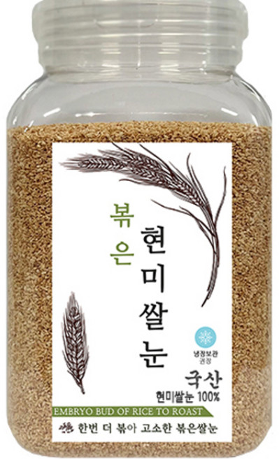 볶은 현미쌀눈, 500g, 1개