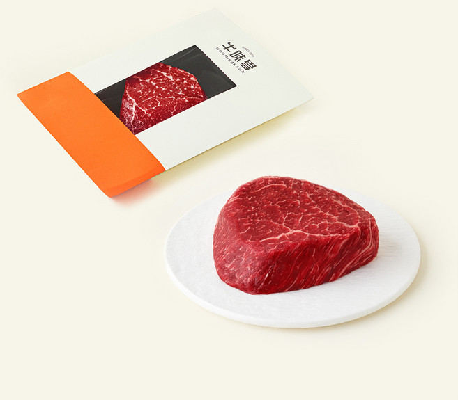 우미학 한우 1++등급 안심 구이용 150g (냉장), 1개